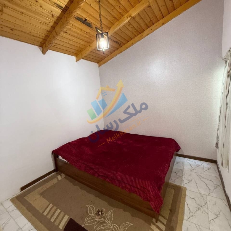 ویلاباغ فول مبله در منطقه جنگلی آمل با ۱۸۰ متر زمین، ۱۰۰ متر بنا، ۲ خواب مستر و ویوی بی‌نظیر نمای اتاق