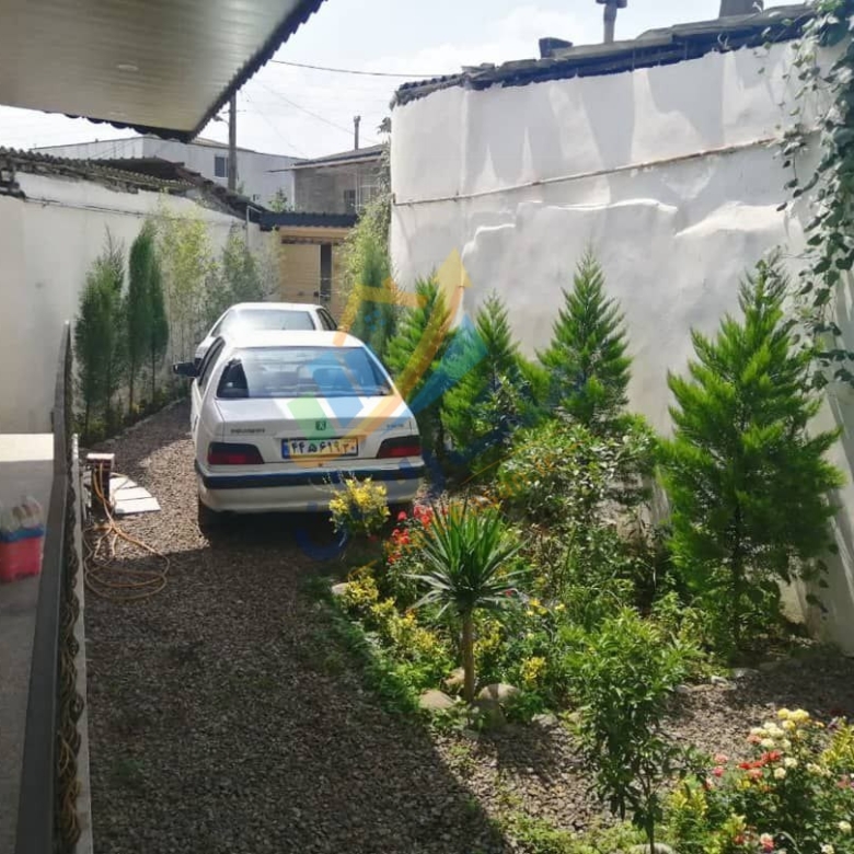 ویلا باغ مبله در جاده آمل به سرخرود قدیم نمای حیاط