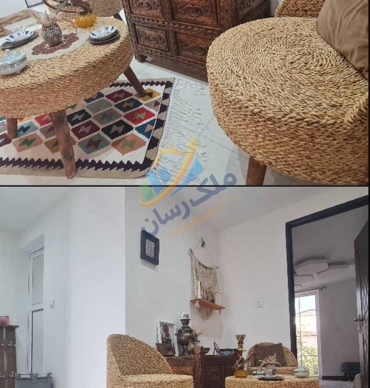 ویلا باغ نیم‌پیلوت نما سنگی در جاده آمل به سرخرود با ۵۰۰ متر زمین و ۱۷۰ متر بنا، سه خواب مستر و فاصله ۱۰ دقیقه‌ای تا دریا نمای سالن