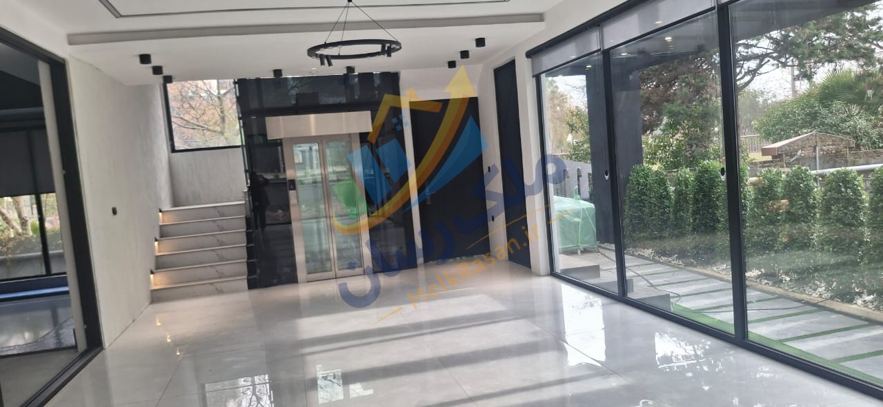 IMG-20260218-WA0381 ویلا دوبلکس هوشمند در چلک نوشهر | ۵۵۰ متر بنا ۴۵۰ متر زمین نمای سالن