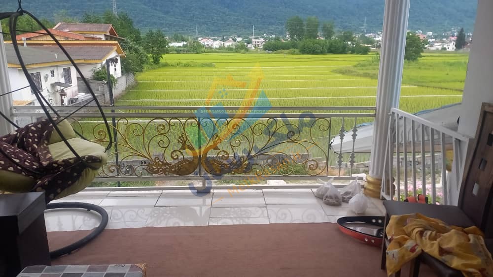 IMG-20260218-WA0525 ویلا نیمپیلوت در نوشهر | ۱۵۰ متر بنا ۲۲۰ متر زمین نمای تراس و جنگل