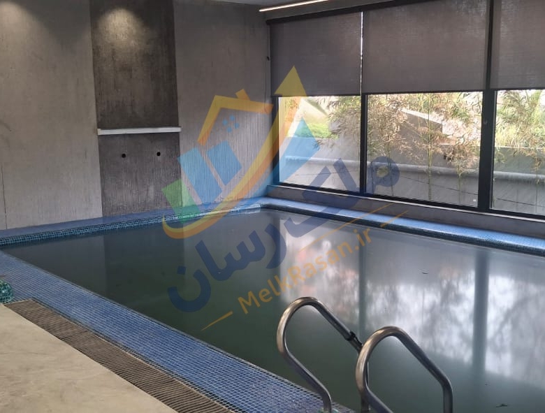 ویلا دوبلکس هوشمند در چلک نوشهر | ۵۵۰ متر بنا ۴۵۰ متر زمین نمای استخر